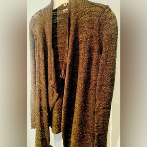 Express Medium Black with Silver Cardigan